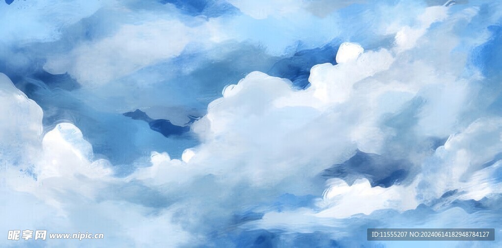 创意多彩抽象油彩绘画背景