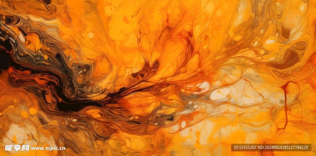 创意多彩抽象油彩绘画背景