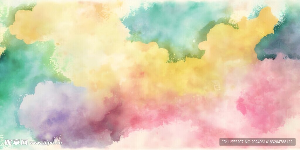 创意多彩抽象油彩绘画背景