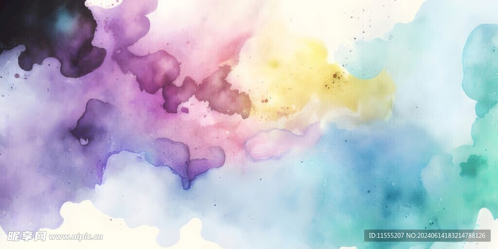 创意多彩抽象油彩绘画背景