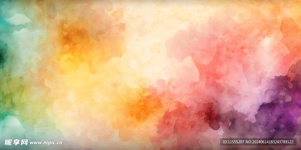 创意多彩抽象油彩绘画背景