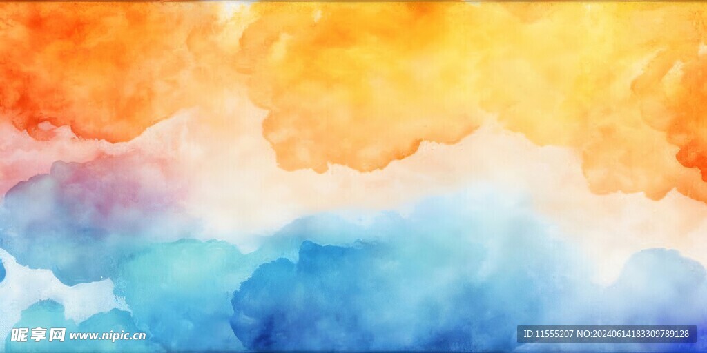 创意多彩抽象油彩绘画背景