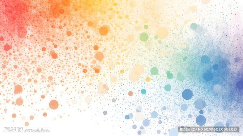 创意多彩抽象油彩绘画背景
