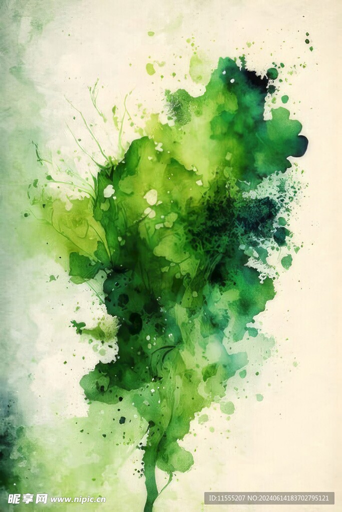 创意多彩抽象油彩绘画背景