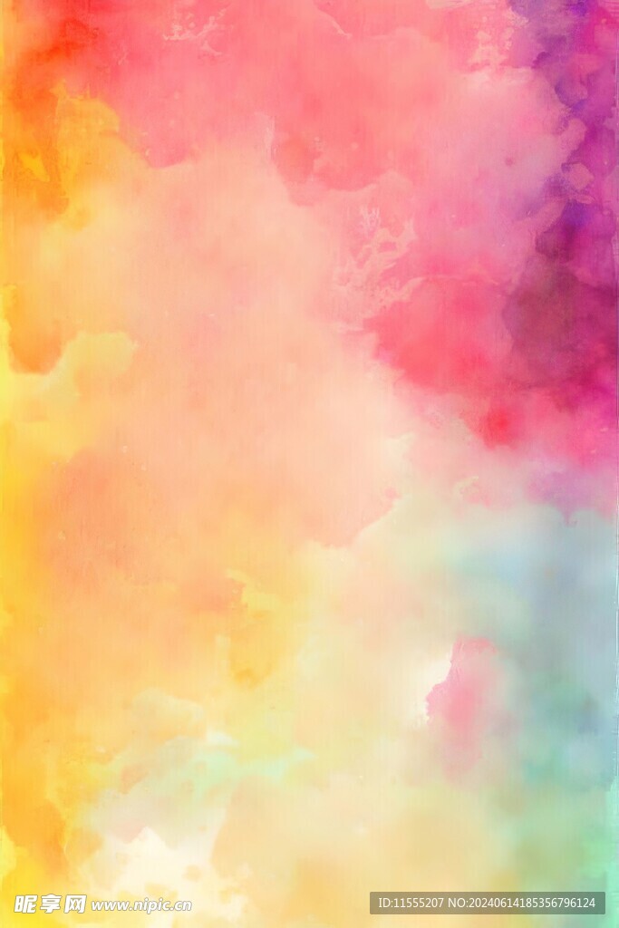 创意多彩抽象油彩绘画背景