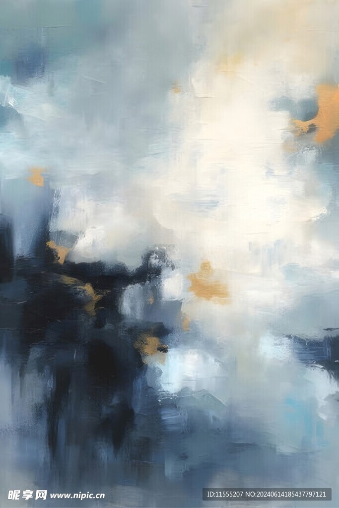 创意多彩抽象油彩绘画背景