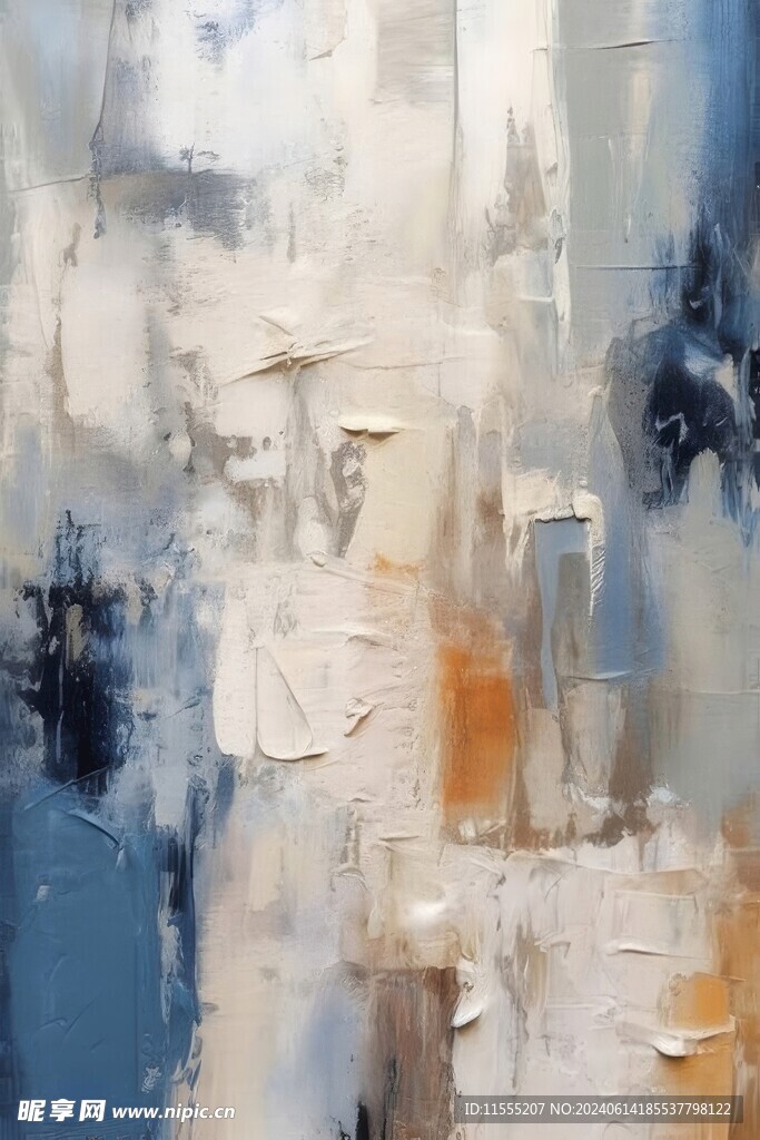 创意多彩抽象油彩绘画背景