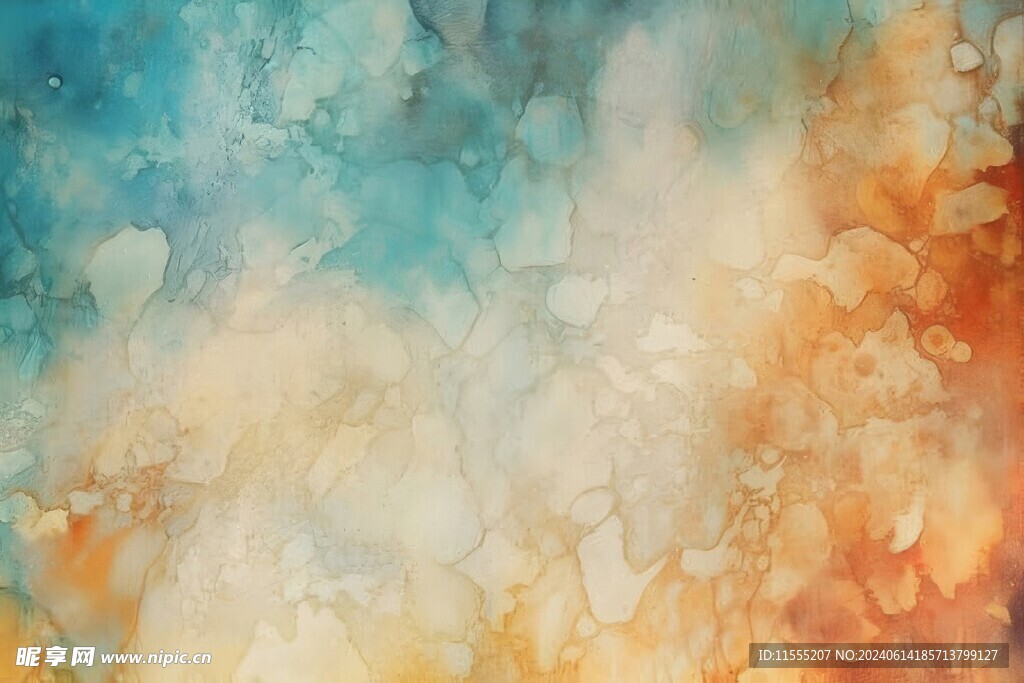 创意多彩抽象油彩绘画背景