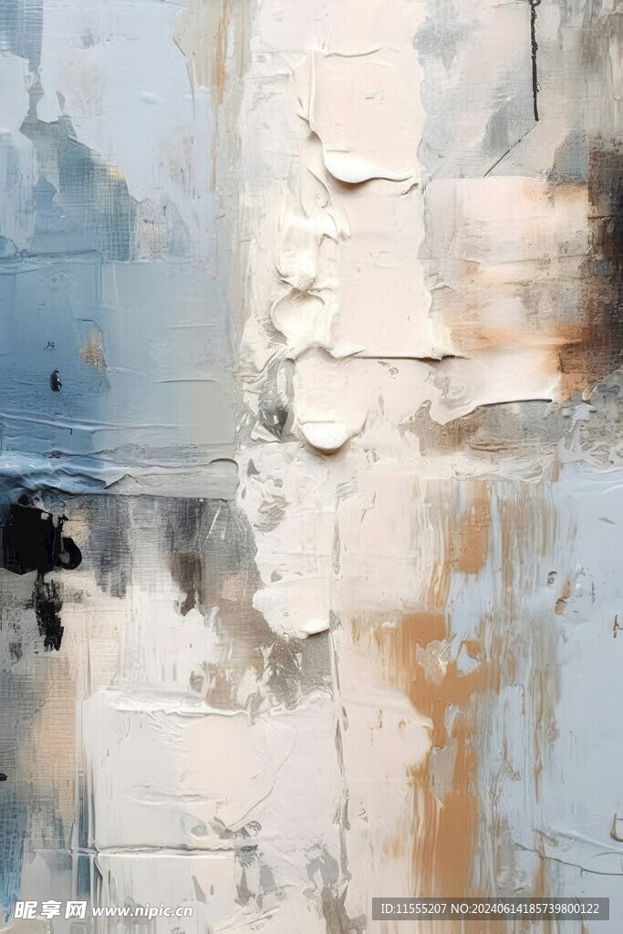 创意多彩抽象油彩绘画背景