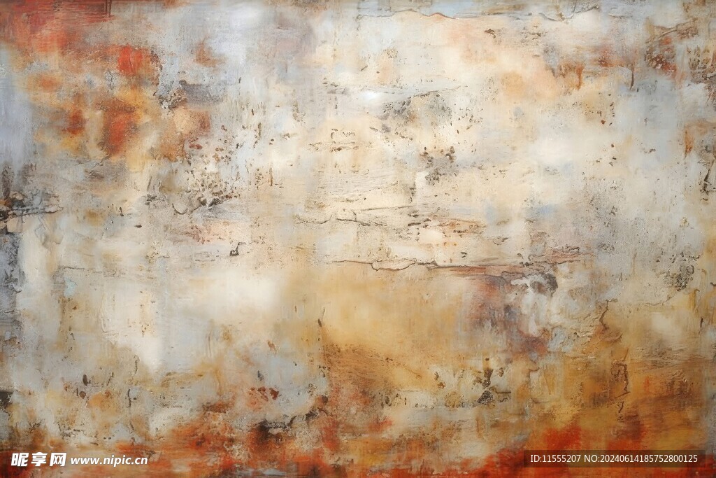 创意多彩抽象油彩绘画背景