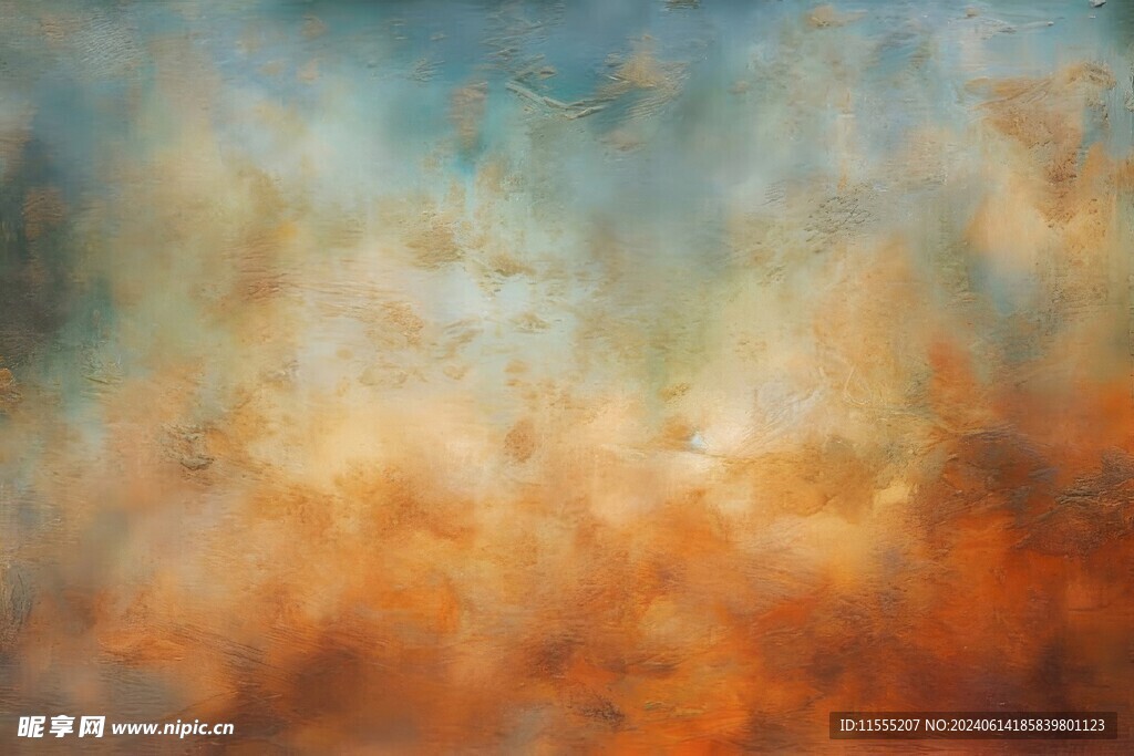 创意多彩抽象油彩绘画背景