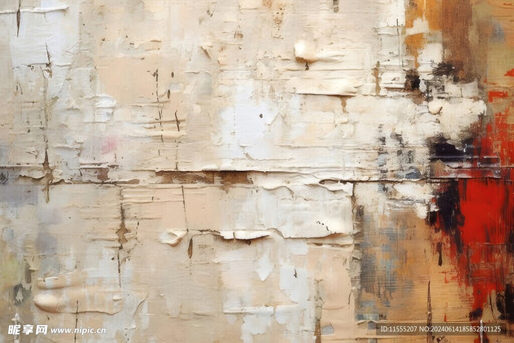 创意多彩抽象油彩绘画背景