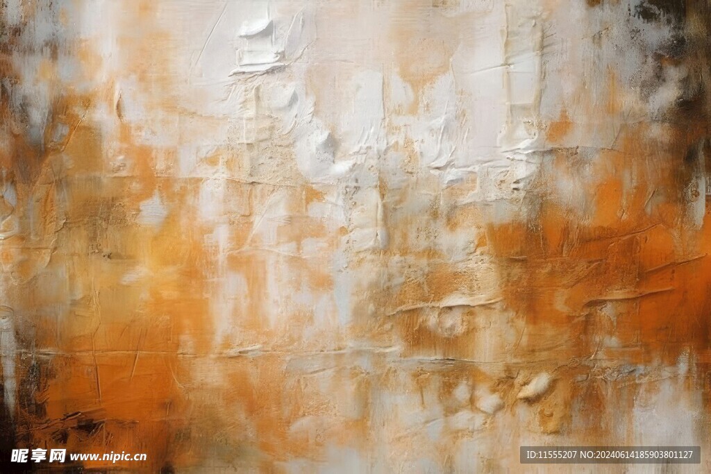 创意多彩抽象油彩绘画背景