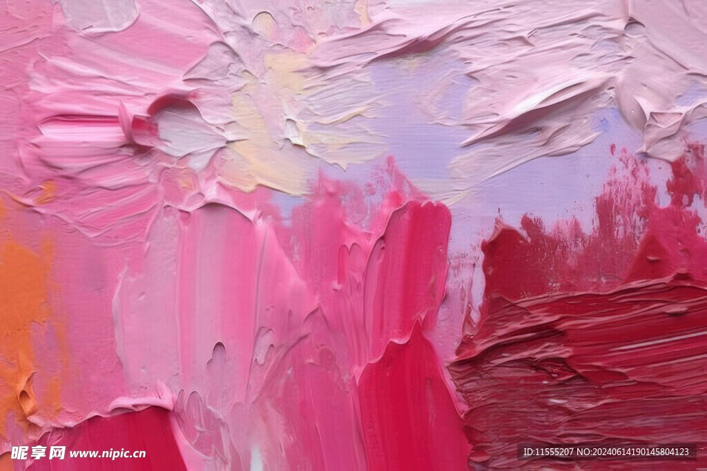 创意多彩抽象油彩绘画背景