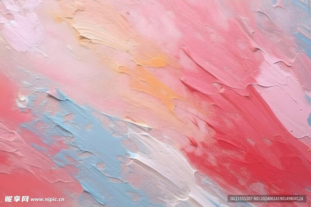 创意多彩抽象油彩绘画背景
