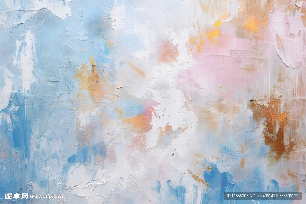 创意多彩抽象油彩绘画背景