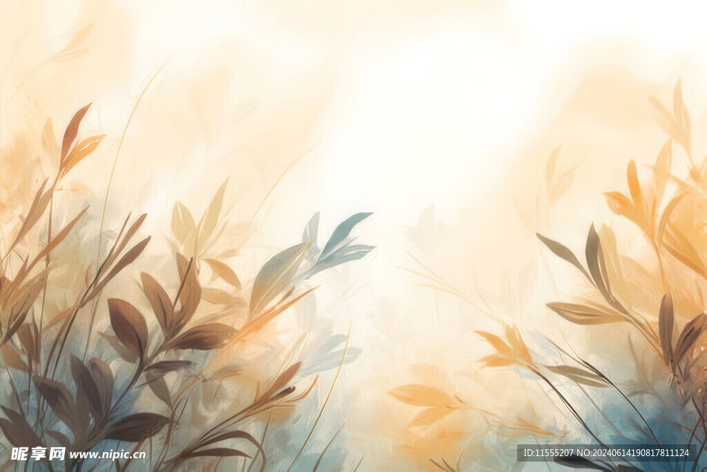 创意多彩抽象油彩绘画背景