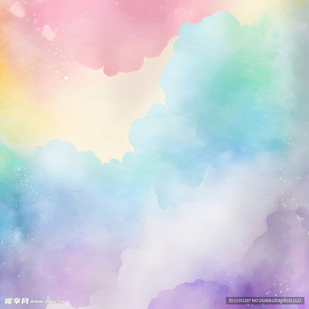 创意多彩抽象油彩绘画背景