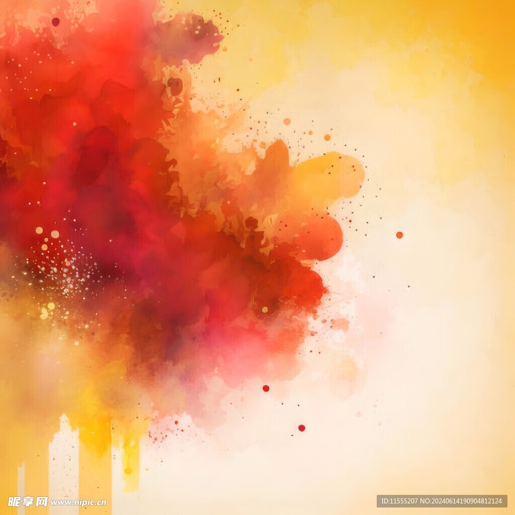 创意多彩抽象油彩绘画背景