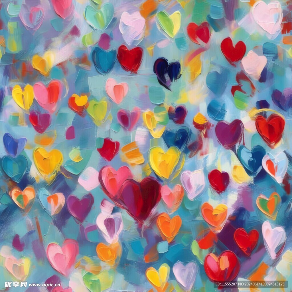 创意多彩抽象油彩绘画背景