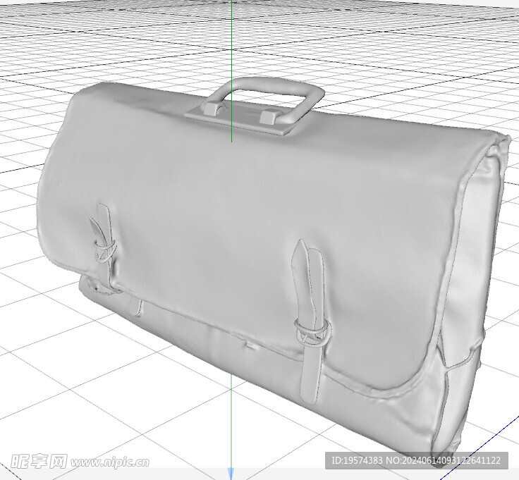 C4D模型 公文包