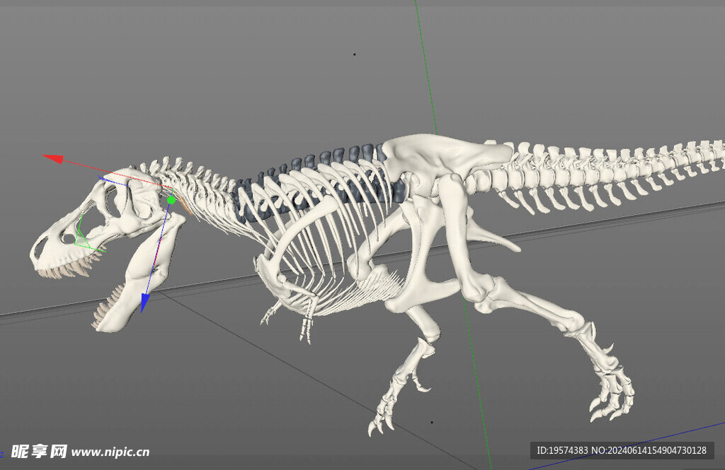 C4D模型 恐龙