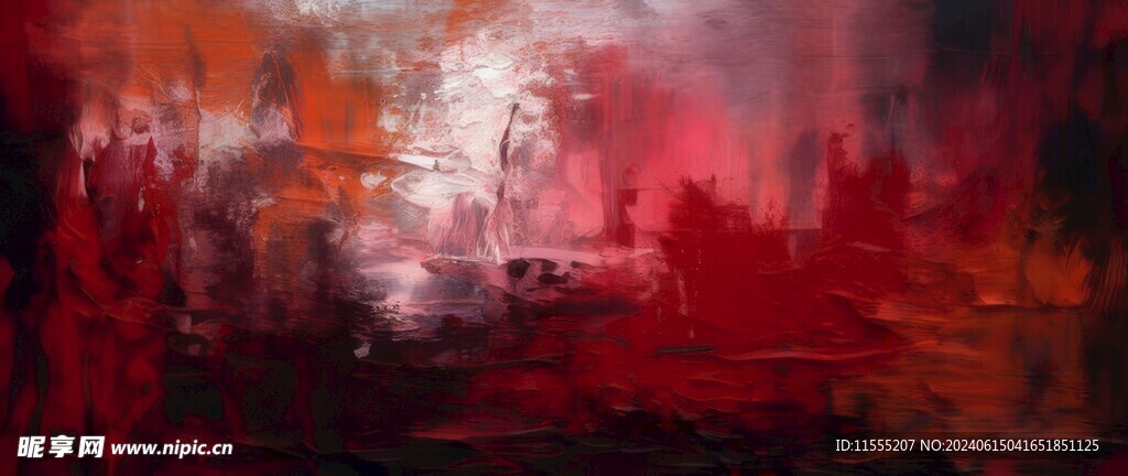 创意多彩抽象油彩绘画背景