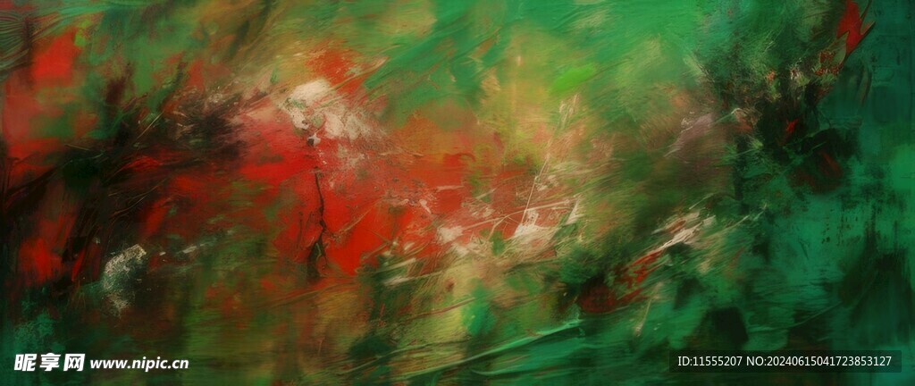 创意多彩抽象油彩绘画背景