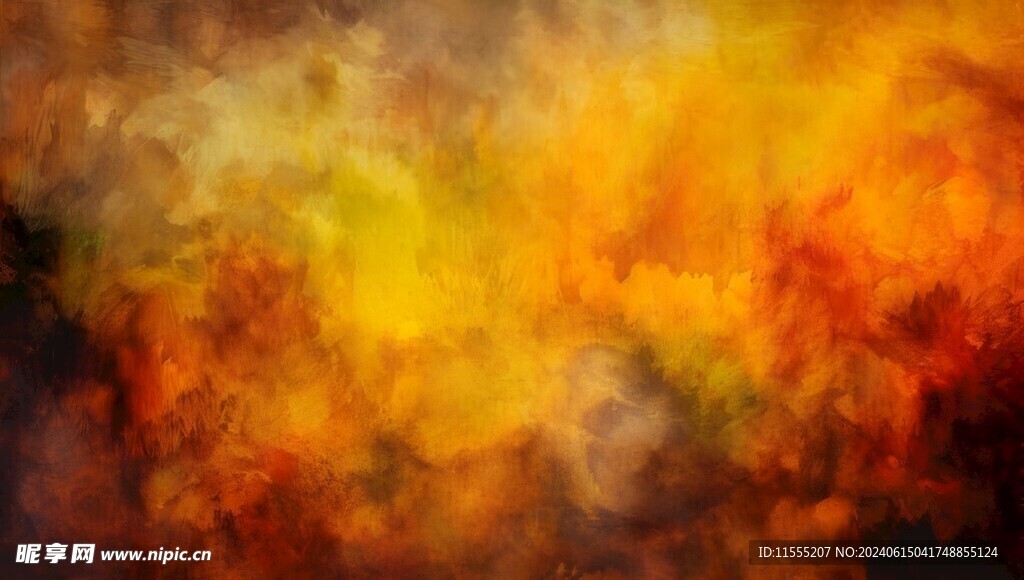 创意多彩抽象油彩绘画背景