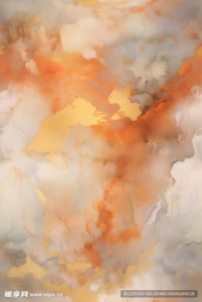 创意多彩抽象油彩绘画背景