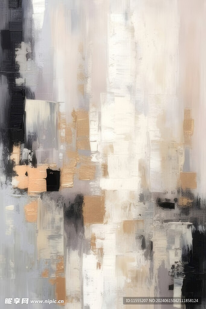 创意多彩抽象油彩绘画背景