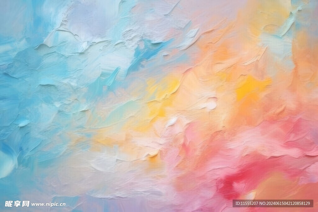 创意多彩抽象油彩绘画背景