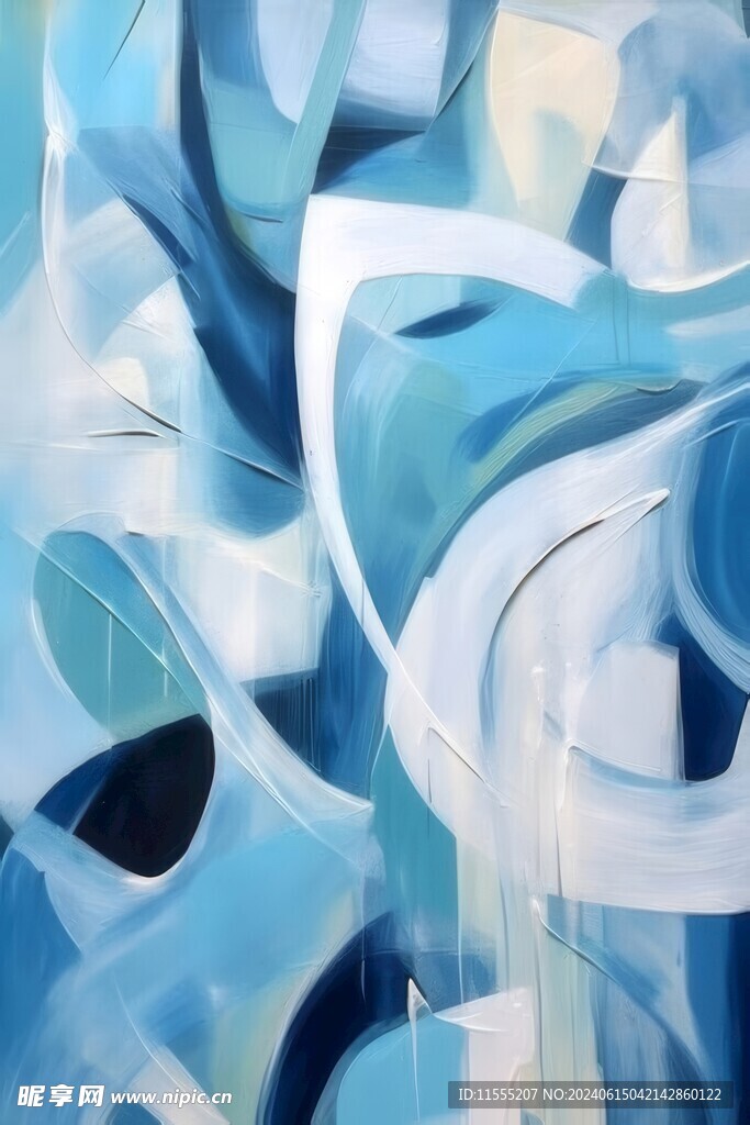 创意多彩抽象油彩绘画背景