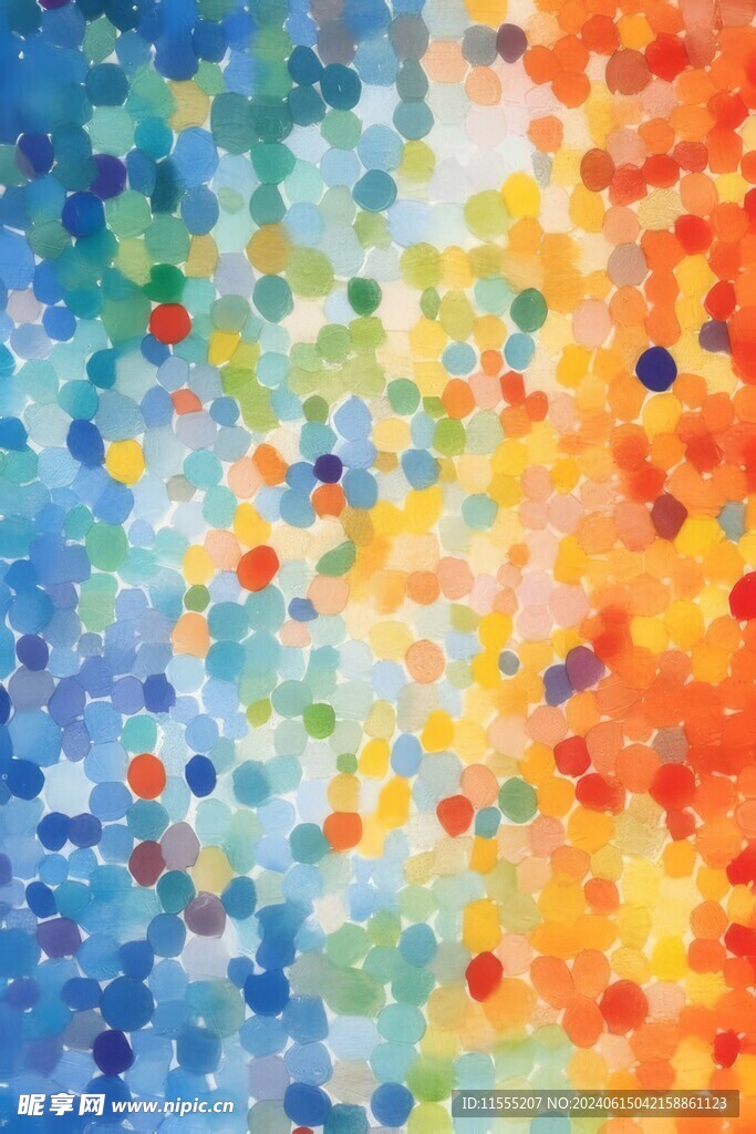 创意多彩抽象油彩绘画背景