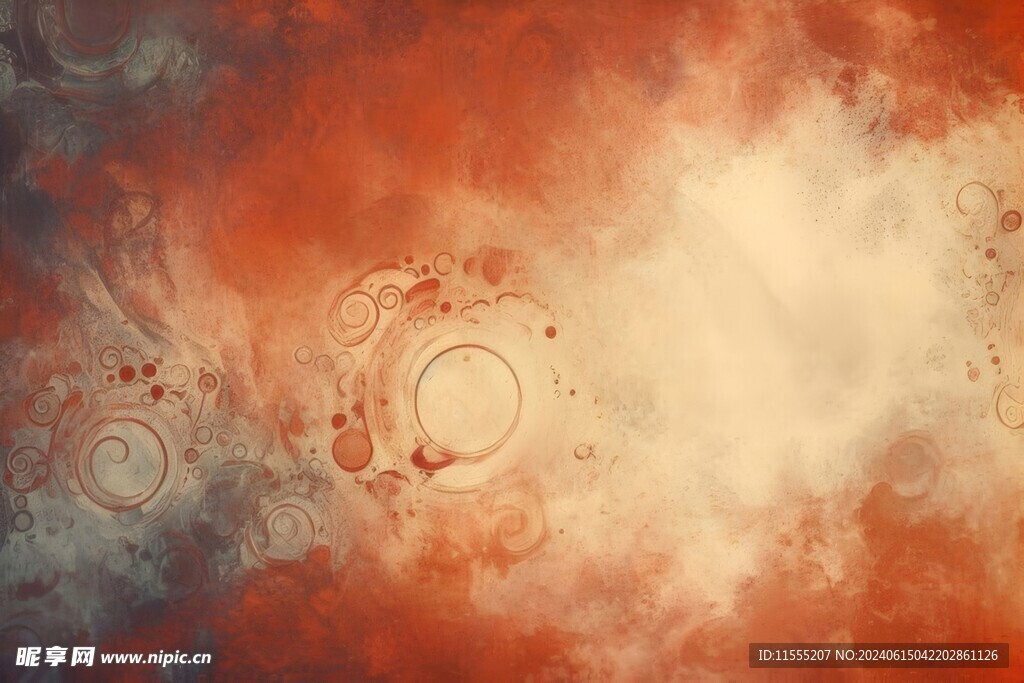 创意多彩抽象油彩绘画背景