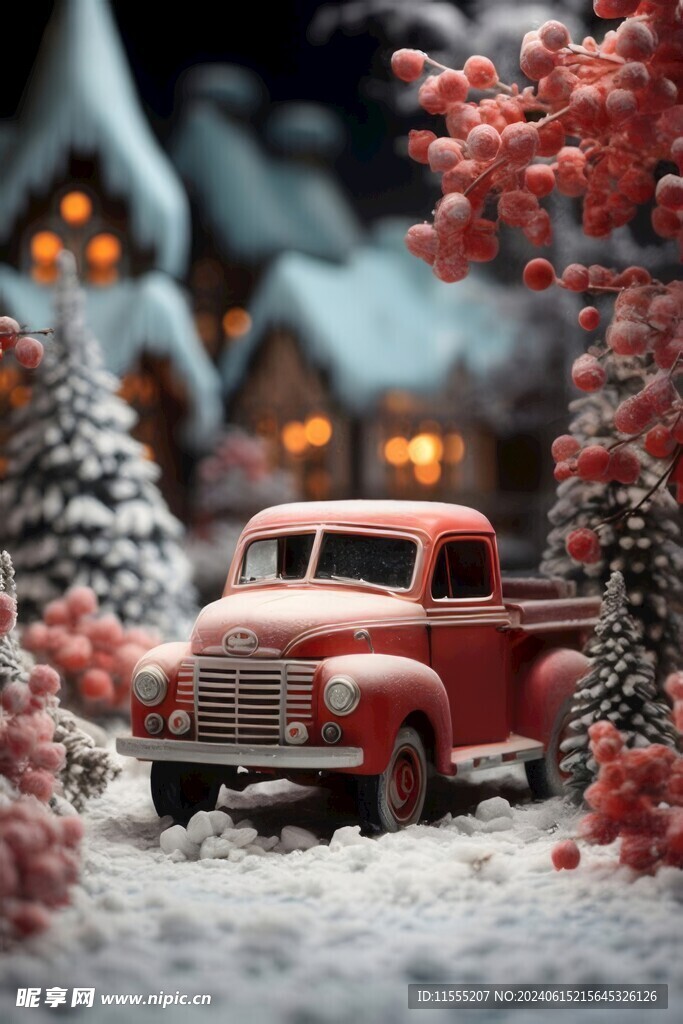 圣诞节装饰场景背景