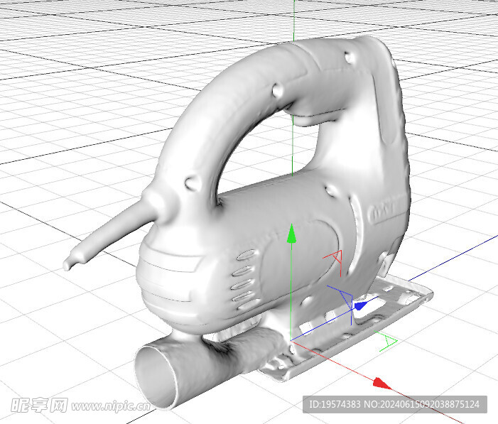C4D模型 木工刨刀