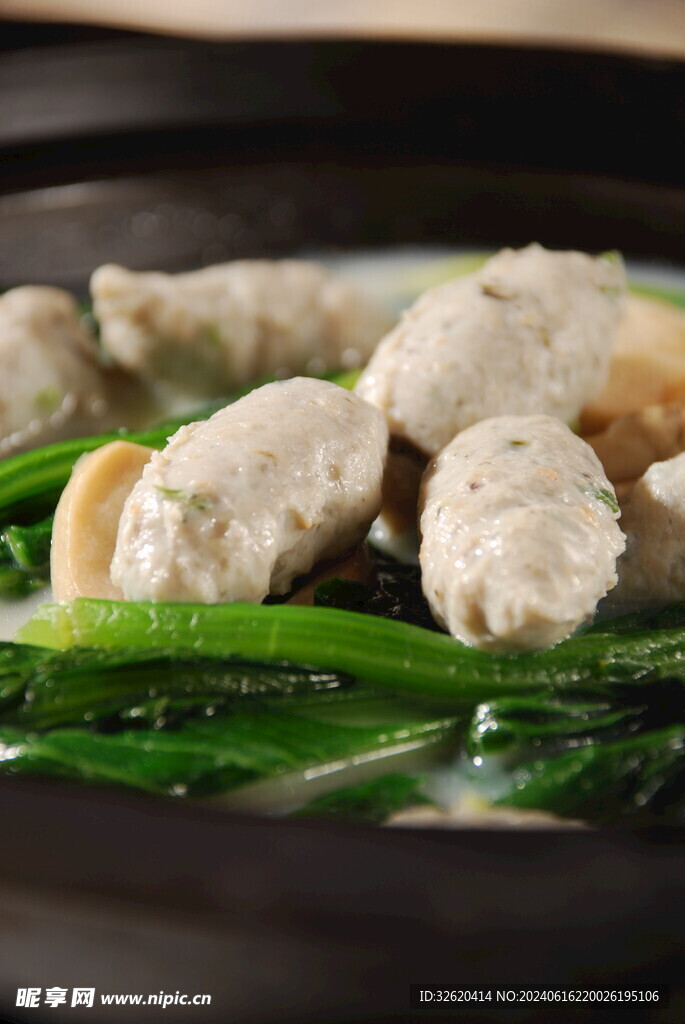 鱼滑菜苗汤