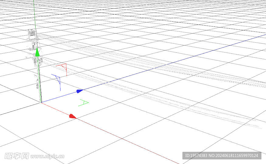 C4D模型 电线
