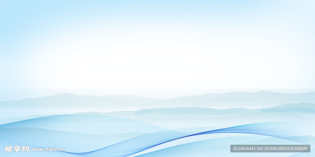 大气简约蓝色背景