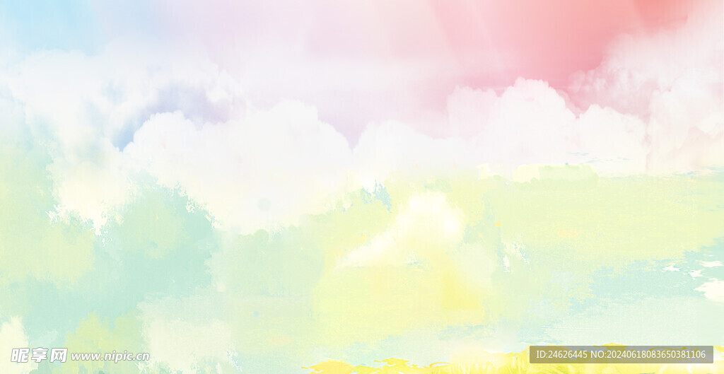 简约大气展板水彩背景图片