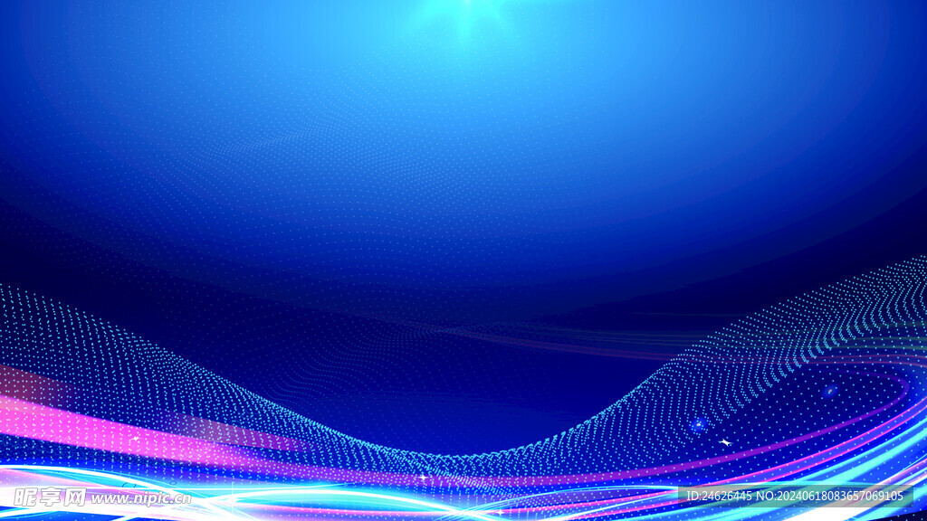 简约大气蓝色展板背景图片