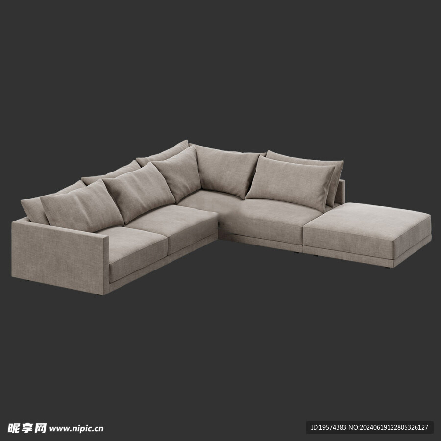 C4D模型 沙发