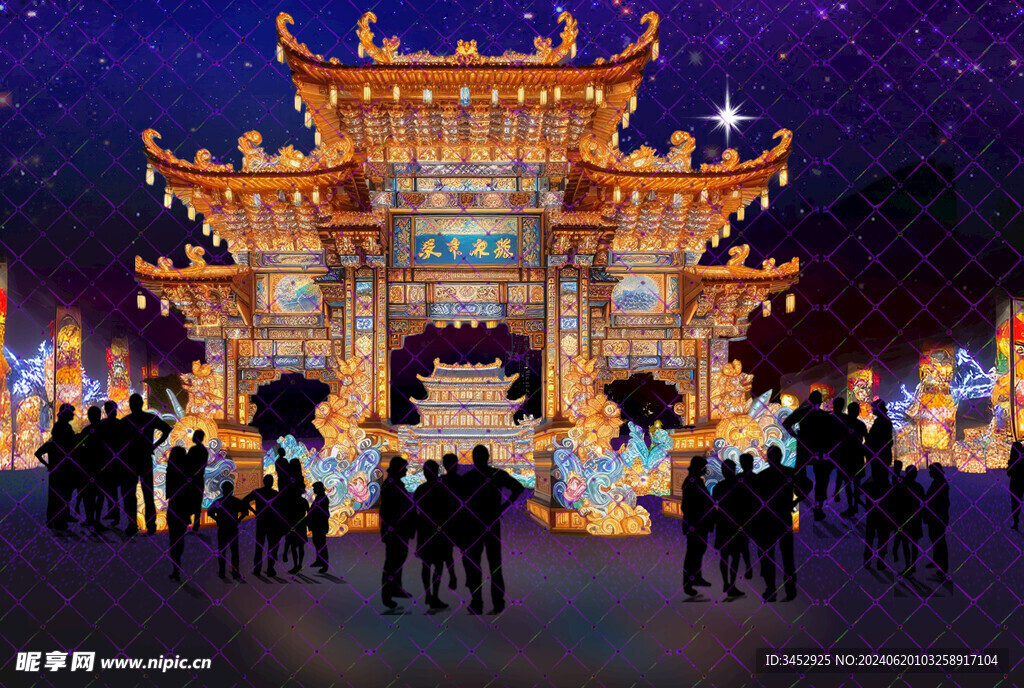 仿古大门