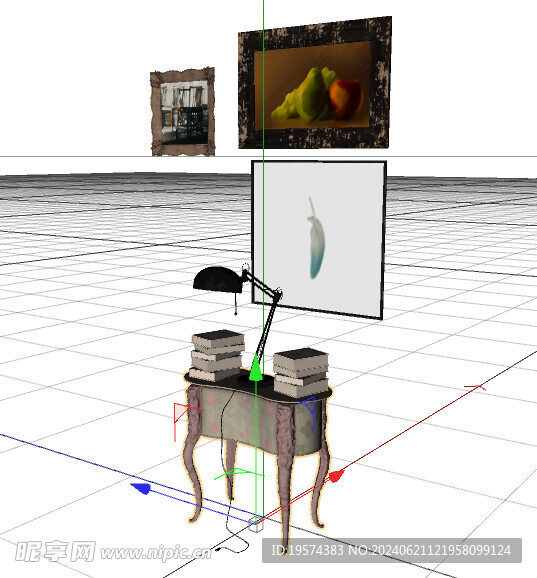 C4D模型 桌子
