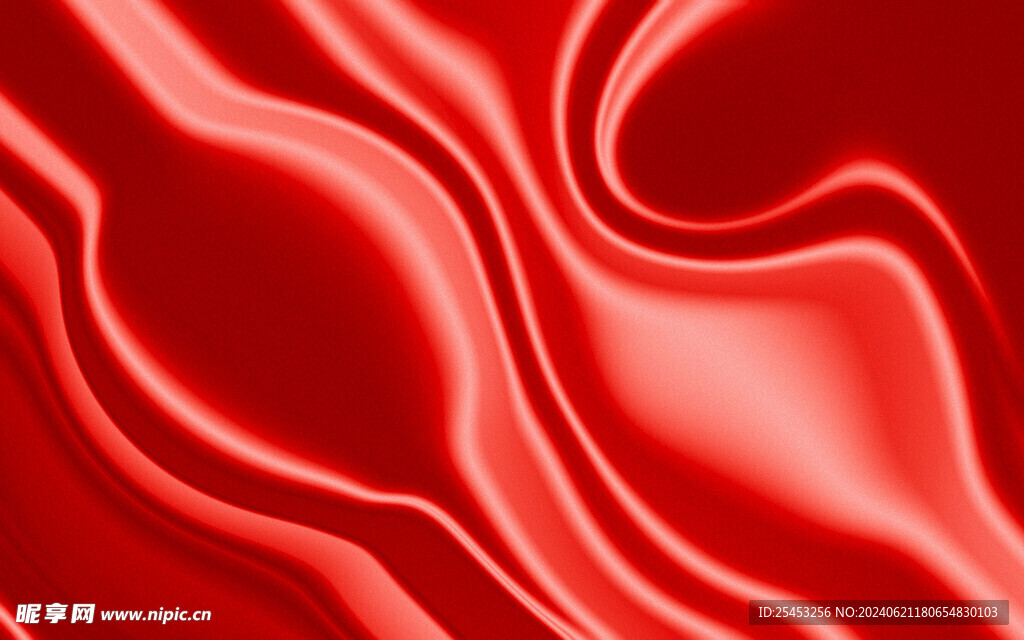 红色丝绸背景