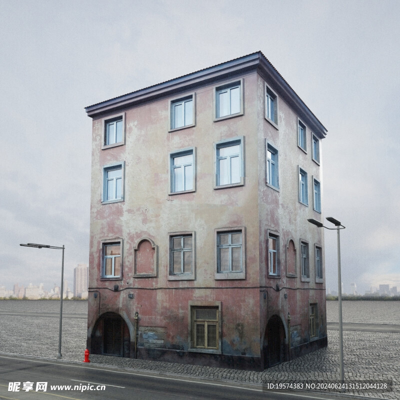 C4D模型 房子