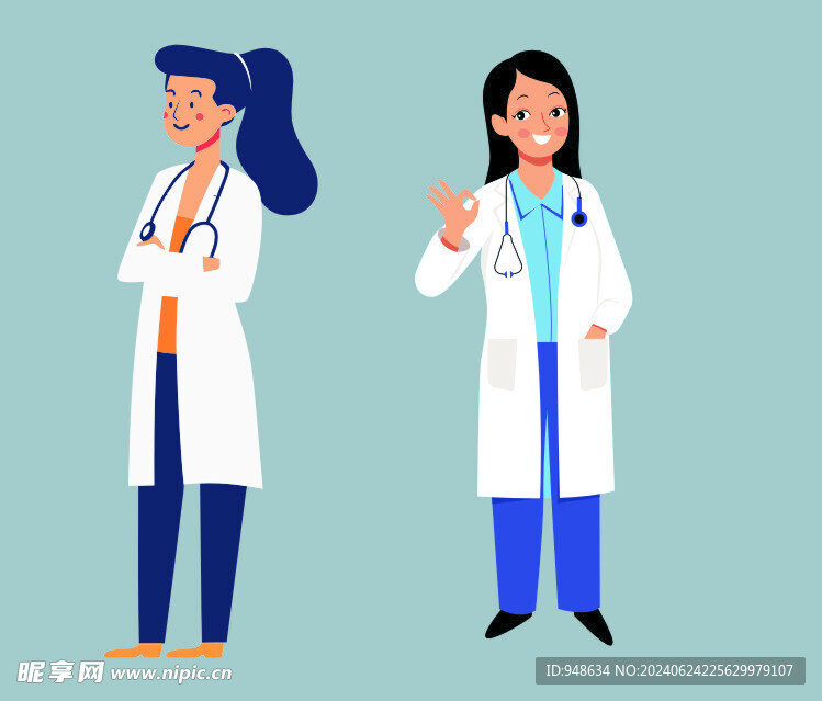 卡通女医生