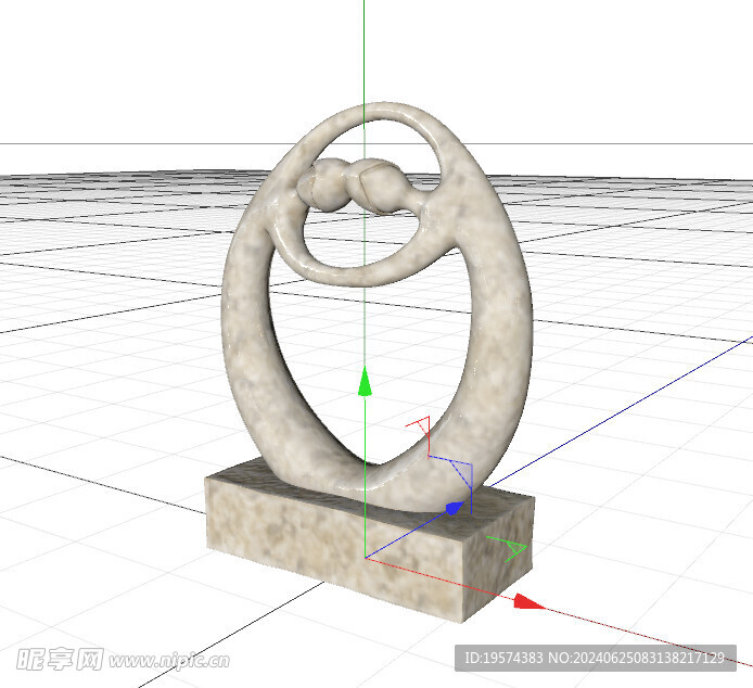 C4D模型 雕塑