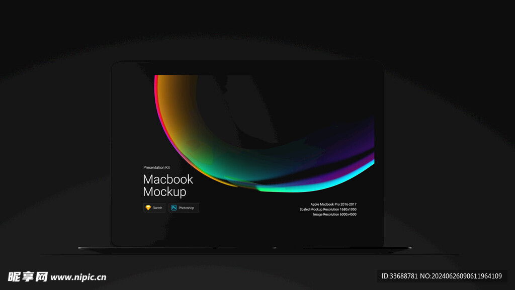 MacBook笔记本电脑样机